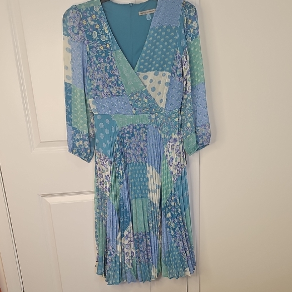 Danny & Nicole Dresses & Skirts - Danny & Nicole Blue‎ and Green Patchwork Dress